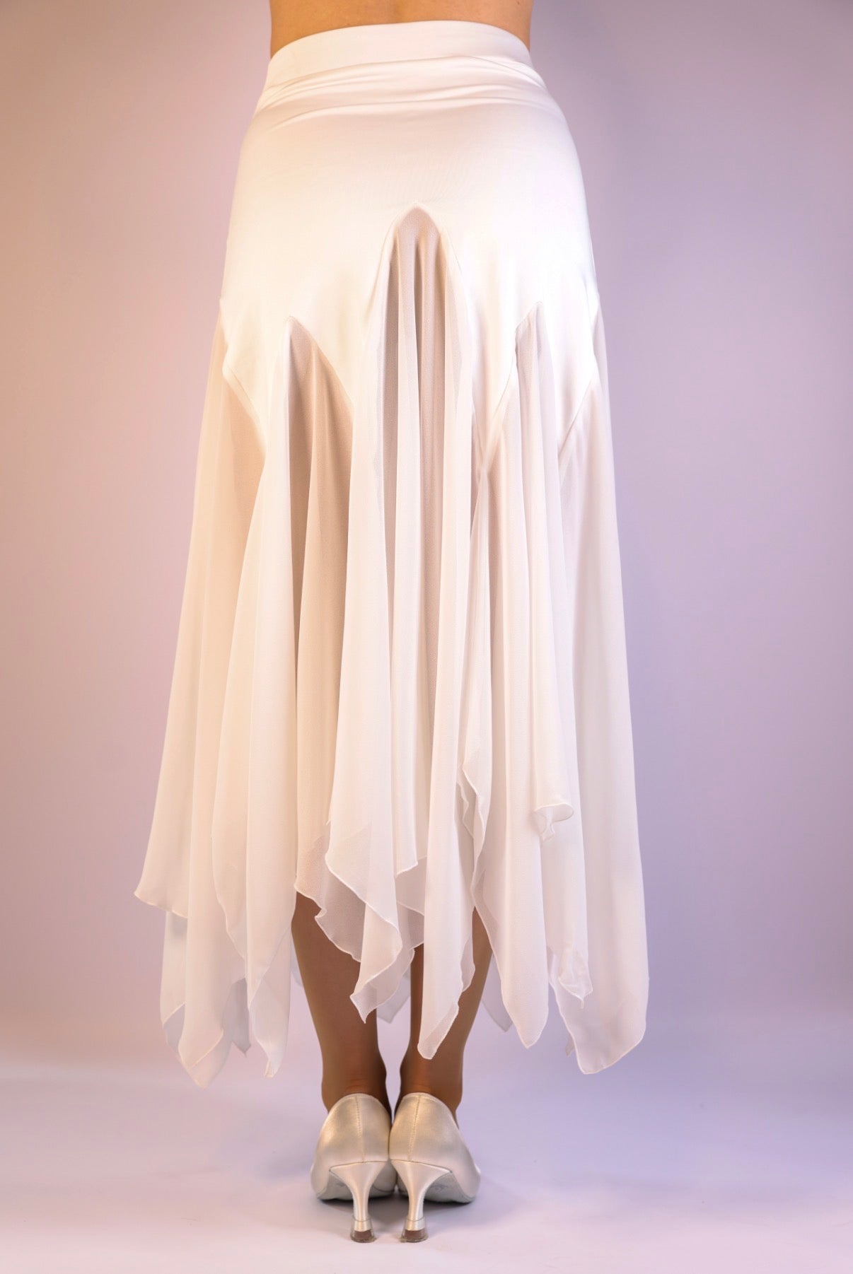 Handkerchief Skirt - Pure White