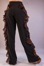 Leopard Ruffle Trousers